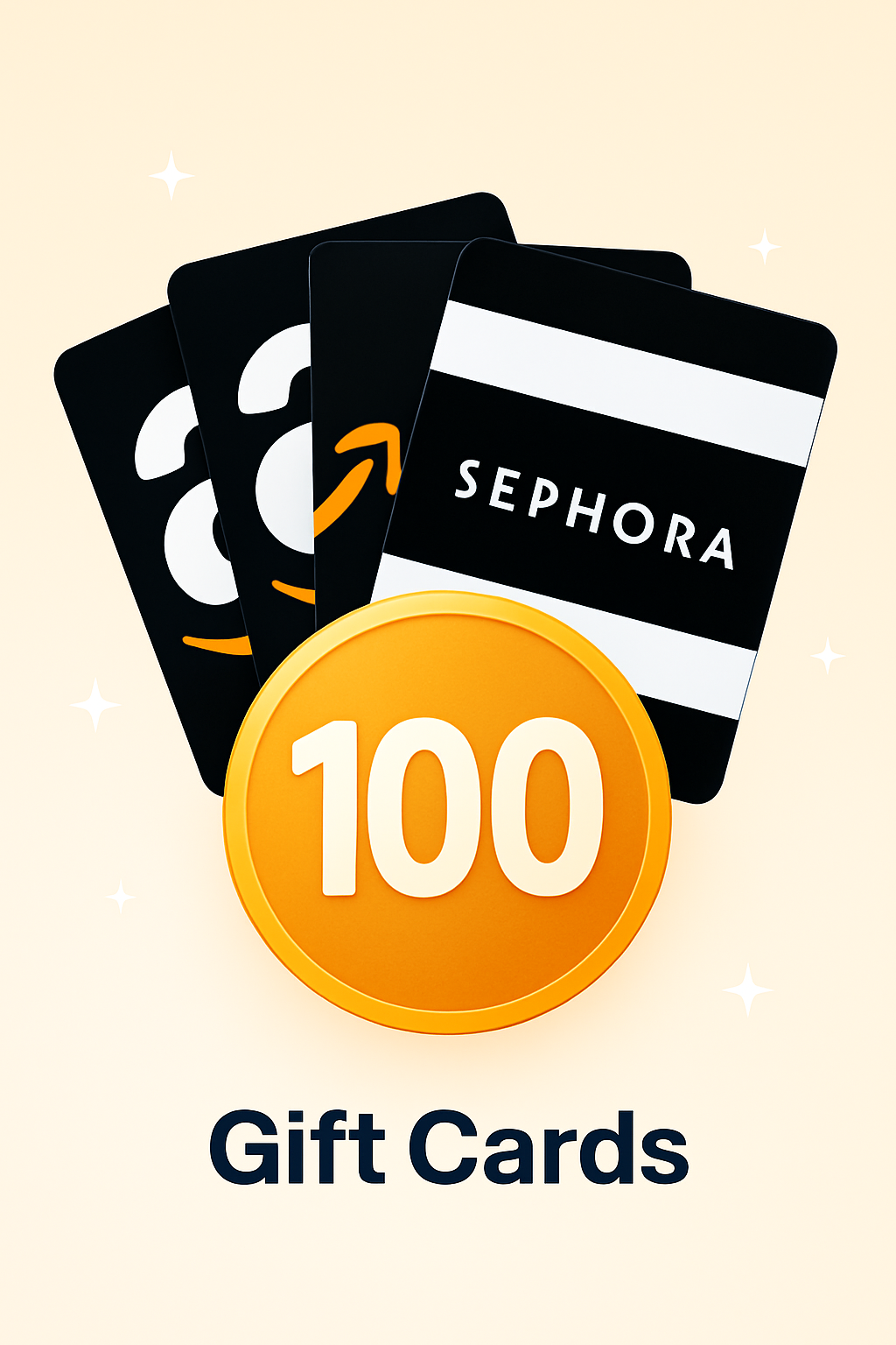 100 Sephora/Amazon Gift Cards